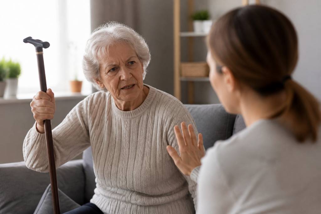 Agressivité chez les personnes âgées : causes, symptômes et solutions naturelles